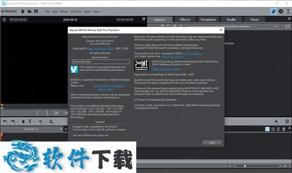 MAGIX Movie Edit Pro 2021 v20.0.1.65 中文破解版(附安装教程)下载