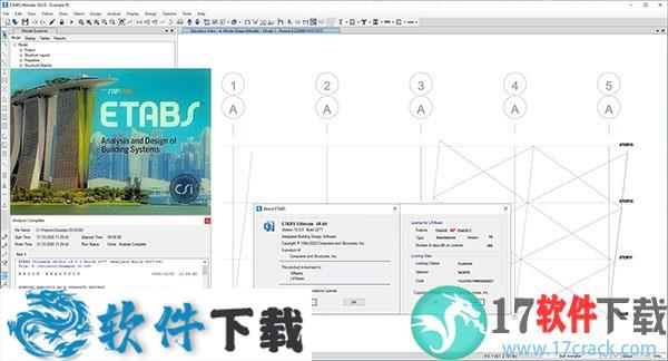 CSI ETABS 19 v19.0 中文破解版（附安装教程）下载