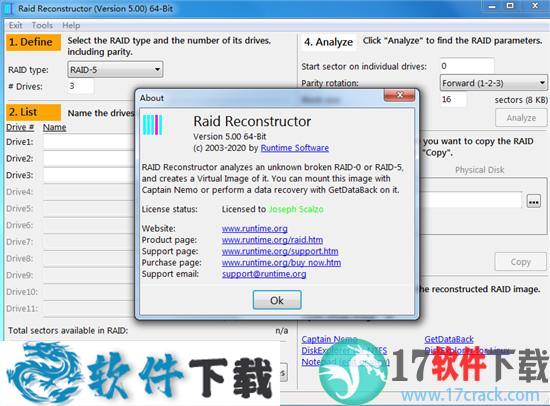 RAID Reconstructor(raid数据恢复工具) v5.00 中文破解版下载