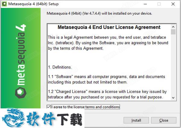 Tetraface Inc Metasequoia 4 v4.7.4d汉化破解版下载