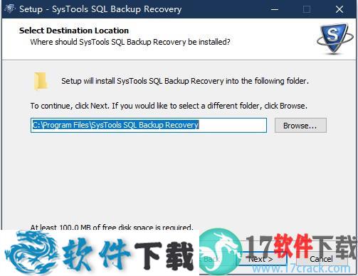 SysTools SQL Backup Recovery v9.0.0 中文破解版（附安装教程）下载
