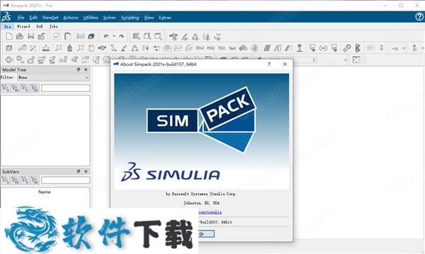 SIMULIA Simpack 2021 中文破解版（附破解补丁）下载