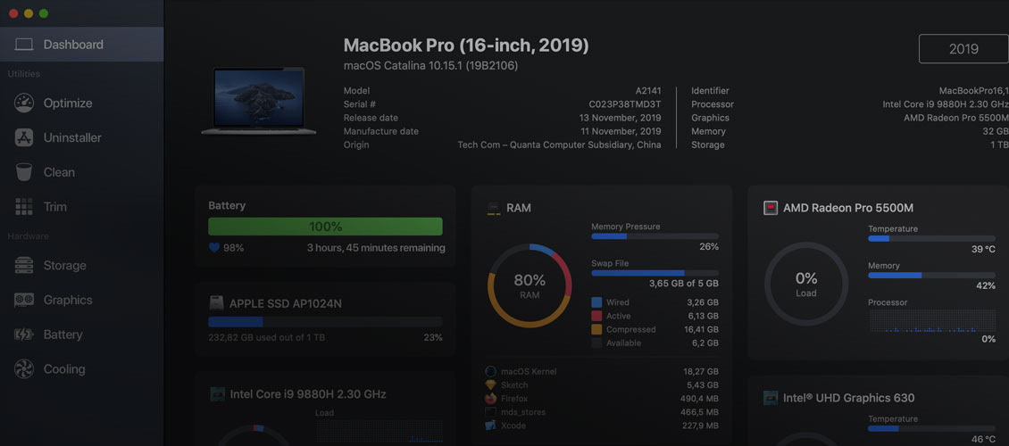 Sensei 1.5.9 中文版 mac系统清理软件下载