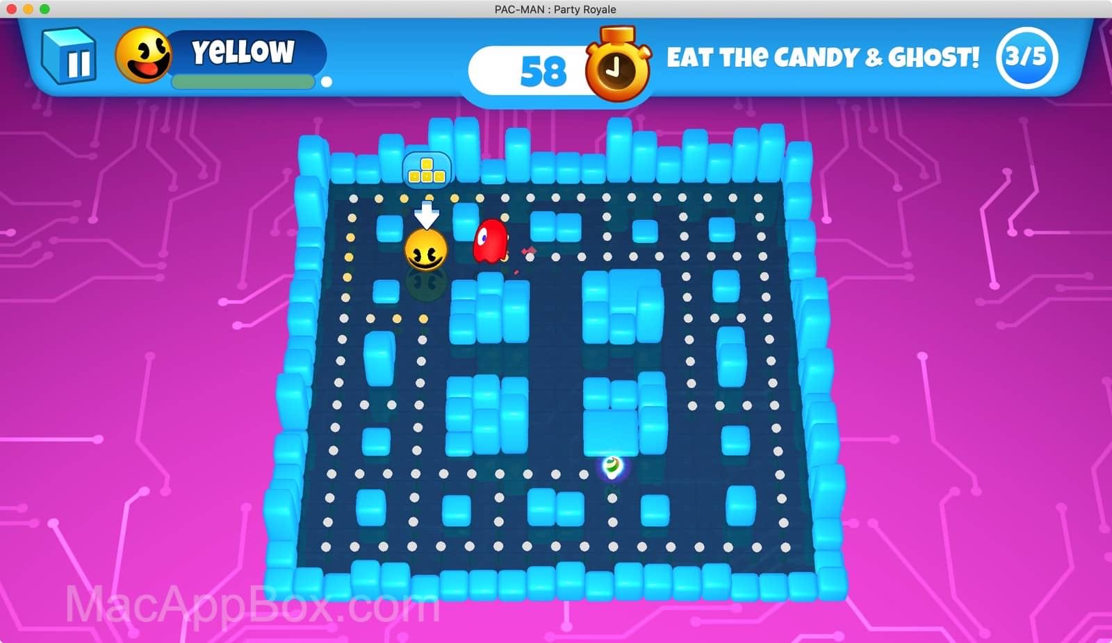 《吃豆人大逃杀》mac版 PAC-MAN PARTY for mac下载