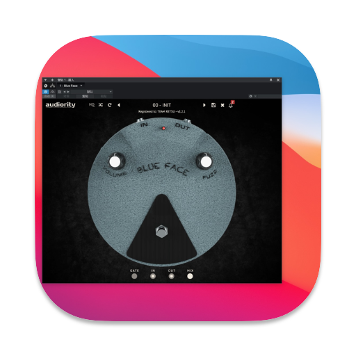 Blue Face 破解版下载-Audiority Blue Face for mac(复古电子管放大器) 
