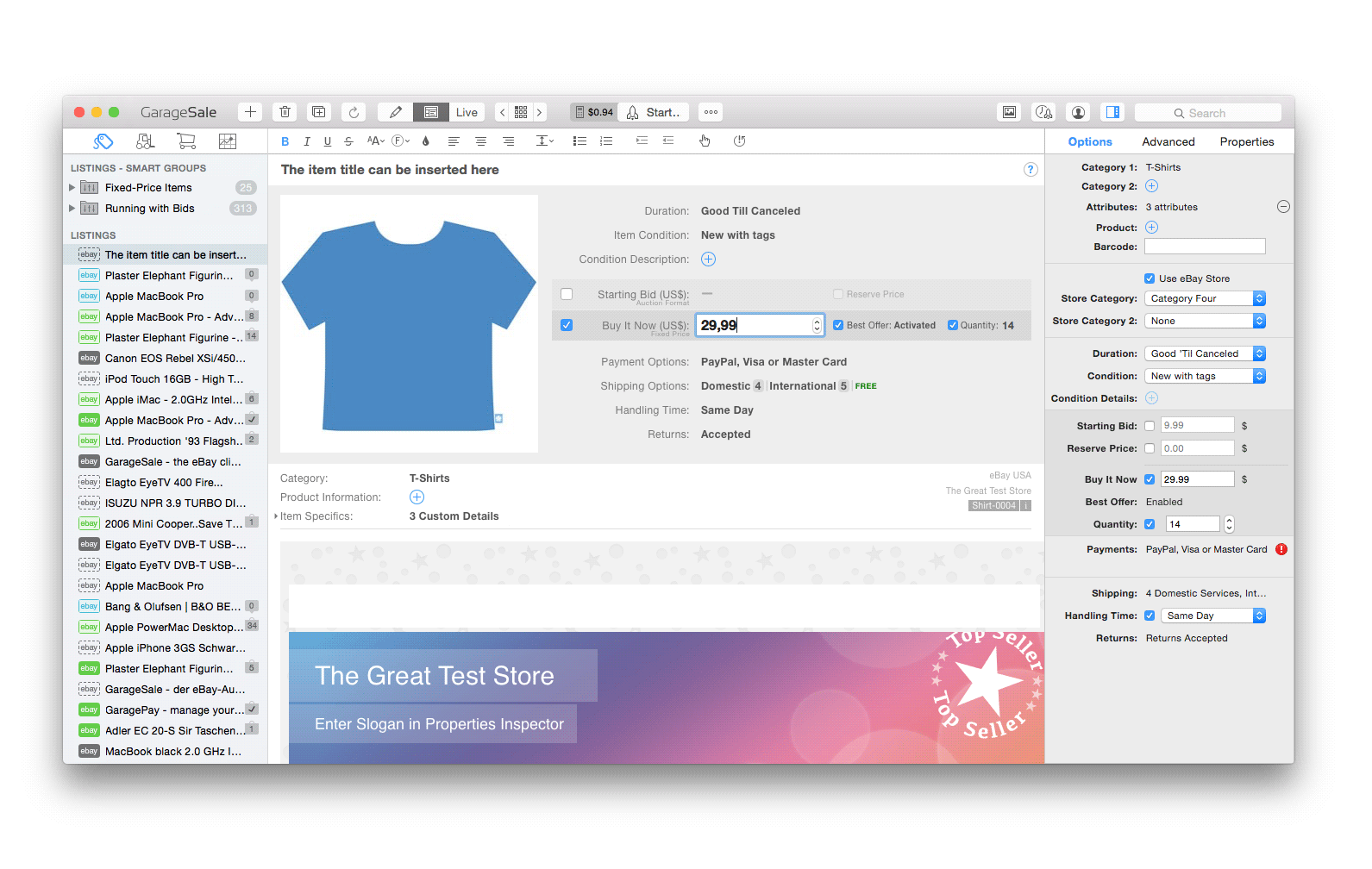 GarageSale Mac 破解版 销售管控软件
