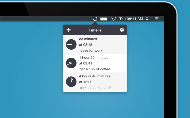 Gestimer for Mac 1.2.5 破解版 - 简单方便的提醒创建小工具