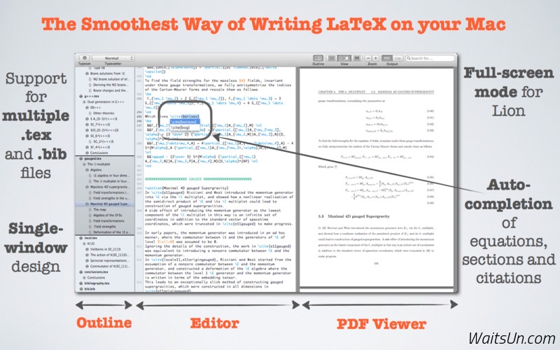 Texpad for Mac 1.8.7 破解版 - Mac上专业的LaTeX编辑器