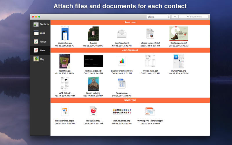 Contacts Journal CRM for Mac 1.5 破解版 - Mac上强大的客户关系管理软件