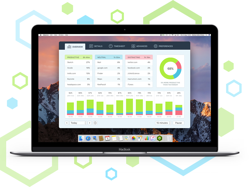 Qbserve 1.78 Mac 破解版 - 优秀的时间跟踪器