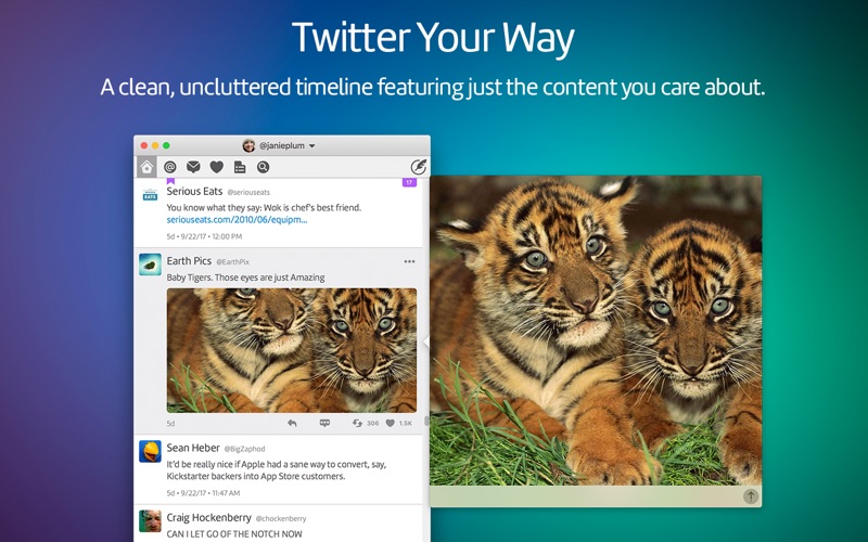 Twitterrific 5 for Twitter for Mac v5.3.5 激活版 - macOS Twitter客户端