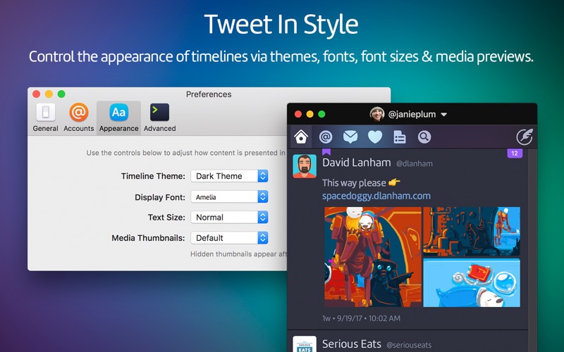 Twitterrific 5 for Twitter for Mac v5.3.3 激活版 - macOS Twitter客户端
