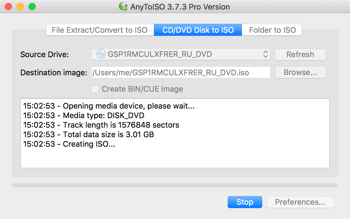 AnyToISO for Mac 3.9.1 破解版 - 强大的ISO镜像制作工具