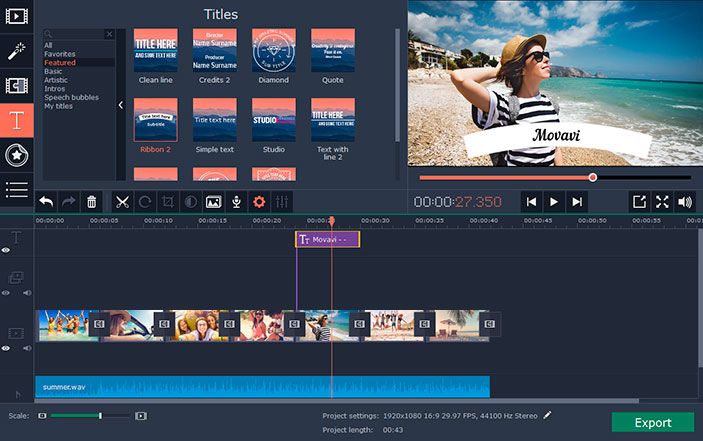 Movavi Slideshow Maker 4 for Mac 4.0.0 激活版 - 专业幻灯片制作应用