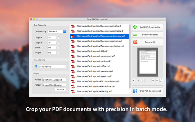 PDF Plus for Mac 1.1.1 破解版 - 小巧实用的PDF文档合并、分割、水印和裁剪应用