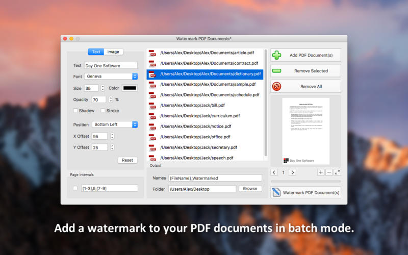 PDF Plus for Mac 1.1.1 破解版 - 小巧实用的PDF文档合并、分割、水印和裁剪应用