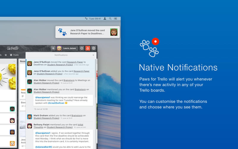 Paws for Trello for Mac 2.1.3 激活版 - Trello客户端