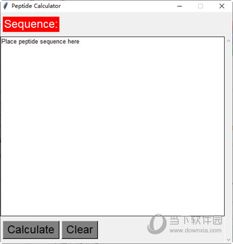 Peptide Calculator(蛋白分子量计算) V1.0 绿色版下载