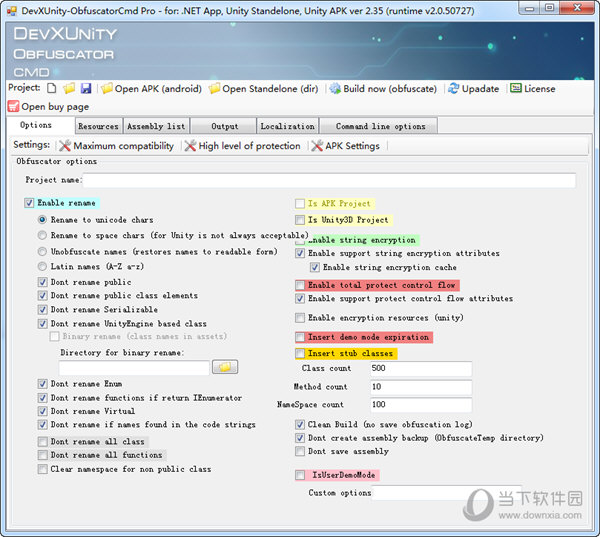 DevXUnity ObfuscatorCMD