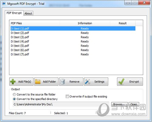 Mgosoft PDF Encrypt