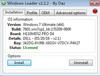 Windows Loader Win10版