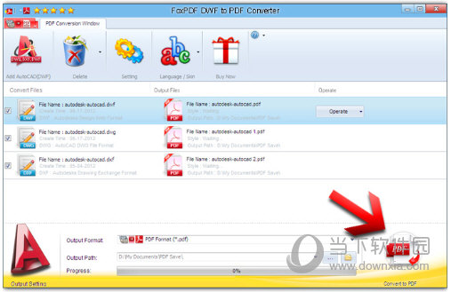 FoxPDF DWF to PDF Converter
