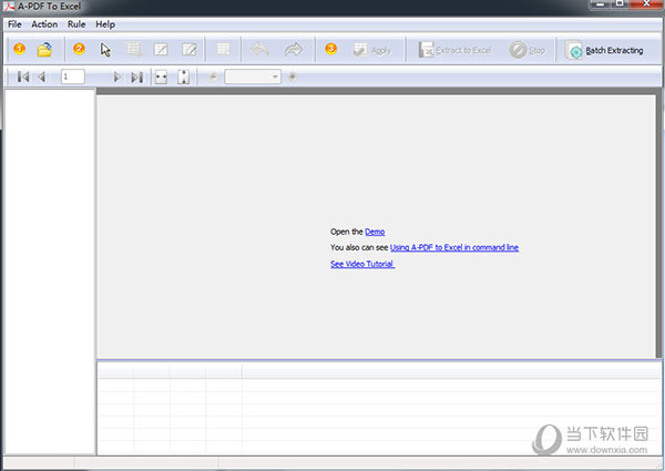 A-PDF to Excel