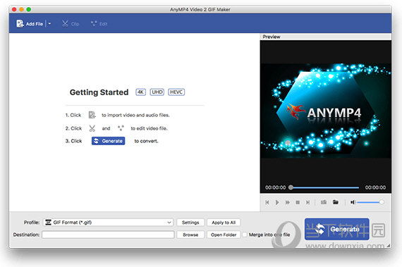 AnyMP4 Video 2 GIF Maker