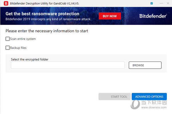 Bitdefender Decryption Utility for GandCrab