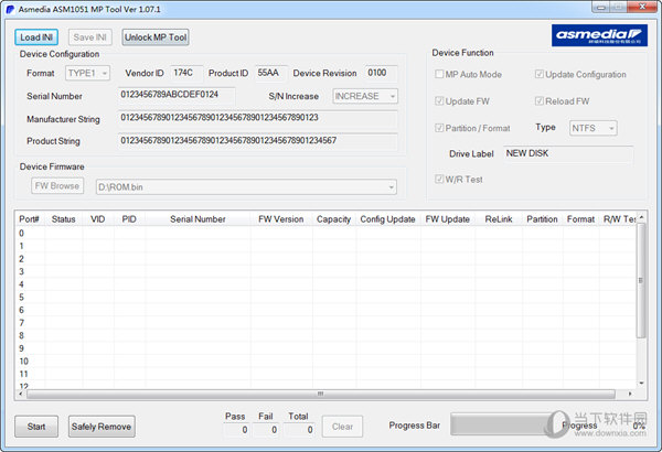 Asmedia ASM1051 MP Tool