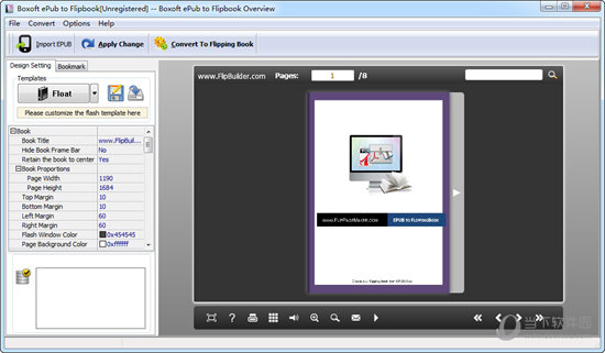 Boxoft ePub to Flipbook