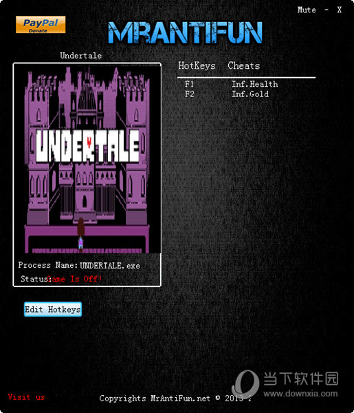 Undertale血量金钱修改器