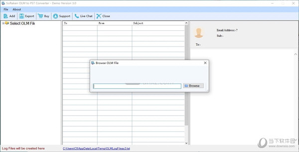 Softaken OLM to PST Converter