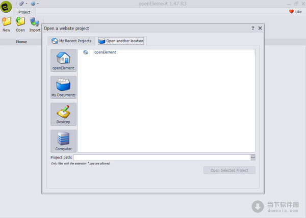 openElement