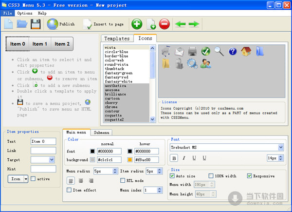 CSS3Menu
