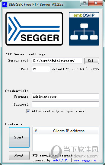 SEGGER free FTP Server