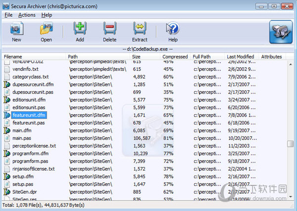 Secura Archiver