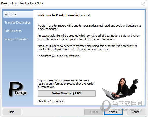 Presto Transfer Eudora
