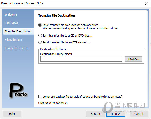 Presto Transfer Access