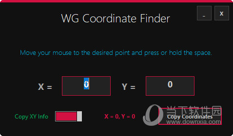 WG Coordinate Finder