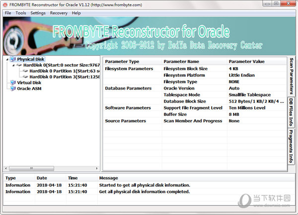 FROMBYTE Reconstructor for Oracle