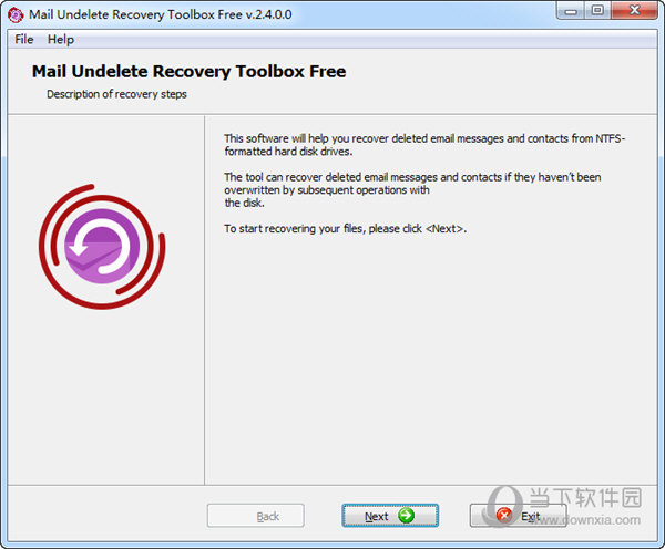Mail Undelete Recovery Toolbox Free