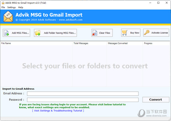 Advik MSG to Gmail Import