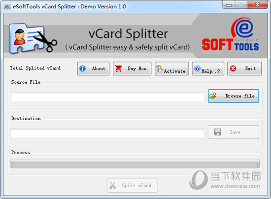 eSoftTools vCard Splitter