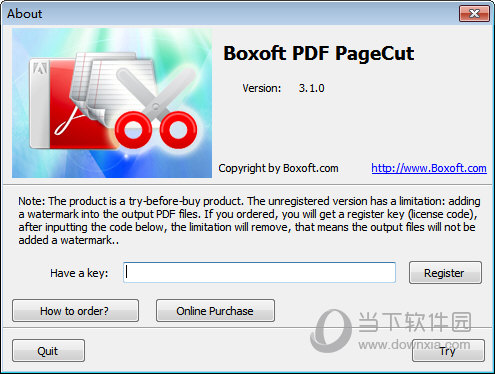 Boxoft PDF PageCut
