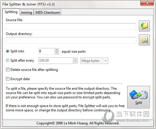 File Splitter & Joiner