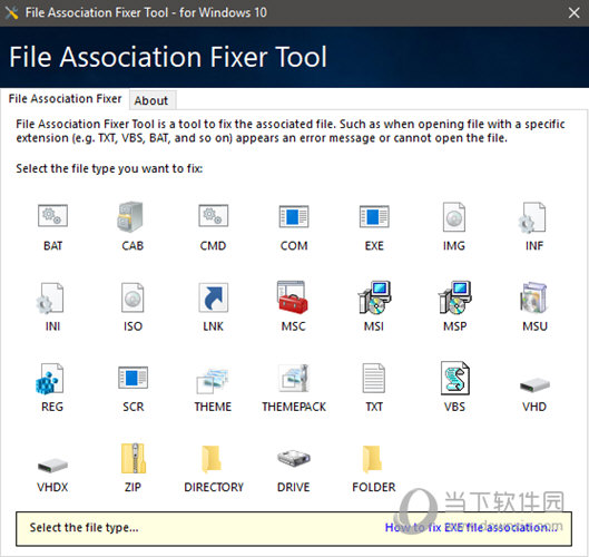 File Association Fixer Tool