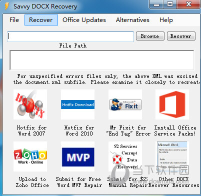 Savvy DOCX Recovery