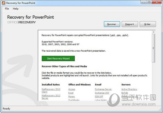 Recovery for PowerPoint