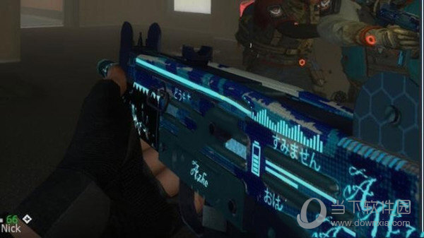 求生之路2蓝色夜光Uzi武器MOD